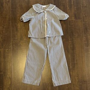 Kids Gingham Two-Piece Set